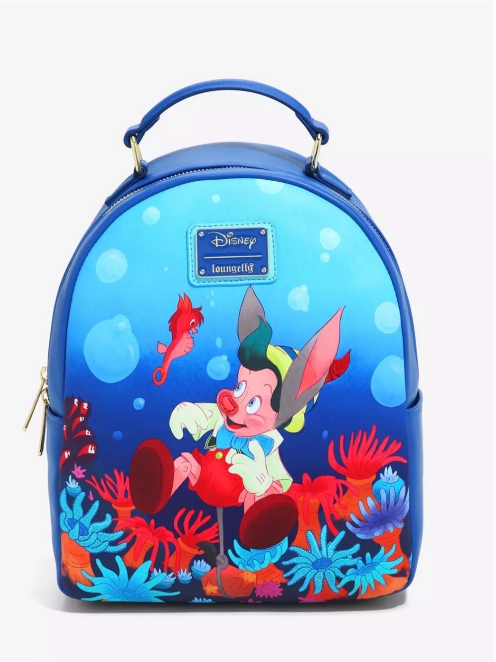 Loungefly Disney Pinocchio Underwater Mini Backpack